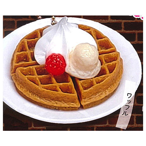 Petit Menu Coffee Shop Keychain [5.Waffle]
