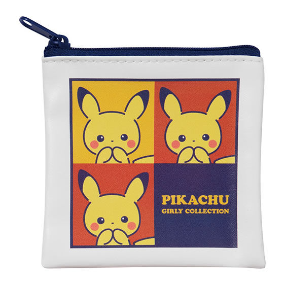 Pokemon PIKACHU GIRLY COLLECTION Tote Bag & Pouch Collection [7.Pouch C]