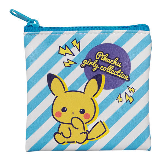 Pokemon PIKACHU GIRLY COLLECTION Tote Bag & Pouch Collection [8.Pouch D]