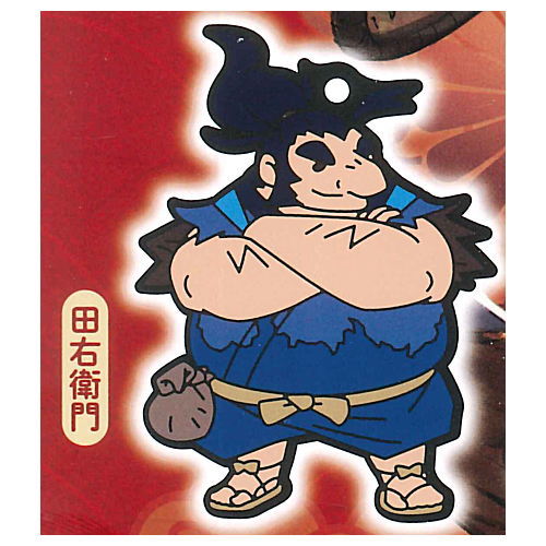 Sakuna: Of Rice and Ruin Nendoroid Plus Capsule Rubber key chain [4.Tauemon]