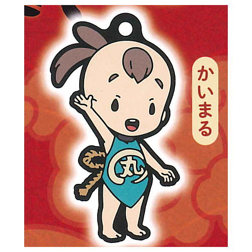 Sakuna: Of Rice and Ruin Nendoroid Plus Capsule Rubber key chain [8.Kaimaru]