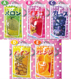 Nostalgic powdered juice Water beads mascot Ball chain [All 5 type set (Full Complete)]