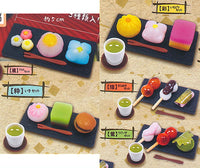 With tea! Japanese sweets cafe mascot [All 5 type set(Full Complete)]