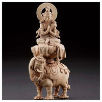 Capsule Q Museum Japanese Budda Statue Collection Vol.5 [8.Fugenbosatsu (wood pattern realism)]