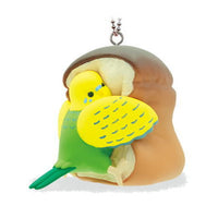 Mugyutori Part 2 Mascot Ball Chain [2.Normal budgerigar (light green)]