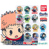 Jujutsu Kaisen PUPPEINCAP Can badge vol.01 [All 12 type set(Full Complete)]