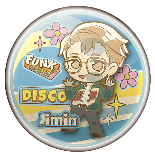 Pita! Deforme TinyTAN Can Badge Dynamite Ver. [5.Jimin]