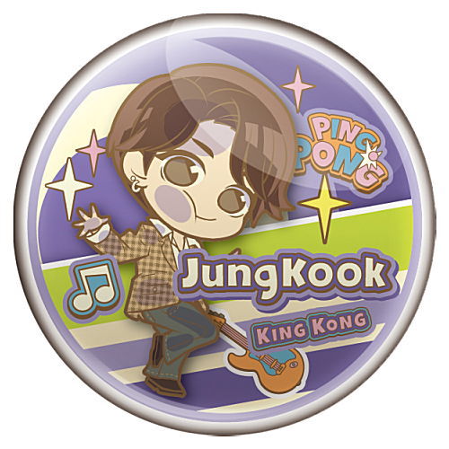 Pita! Deforme TinyTAN Can Badge Dynamite Ver. [7.Jung Kook]