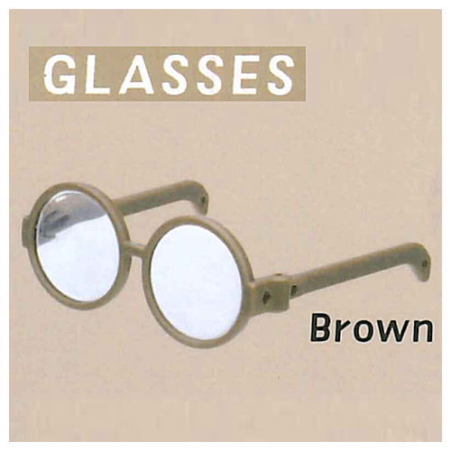Oshinui sunglasses & glasses [3.GLASSES Brown]