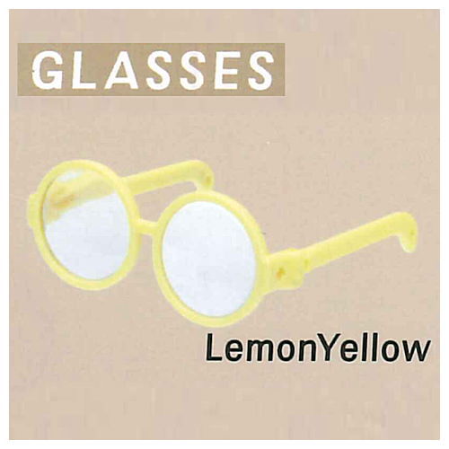 Oshinui sunglasses & glasses [4.GLASSES LemonYellow]