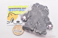 PERAPERA CATS Rubber hook [6.Mokomokoneko(black)]