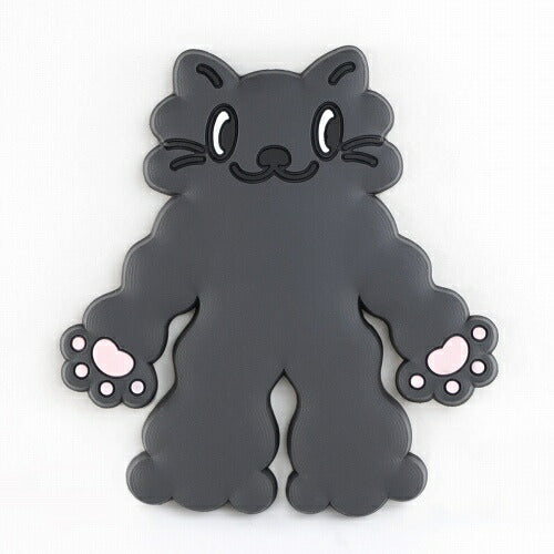 PERAPERA CATS Rubber hook [6.Mokomokoneko(black)]