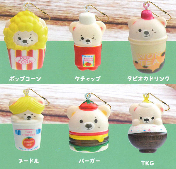 Kuma-san Fast Food Shop Squeeze Harajuku [All 6 type set