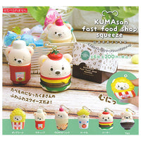 Kuma-san Fast Food Shop Squeeze Harajuku [All 6 type set(Full Complete)]