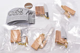The world of beautiful kitchen knives Die-cast kitchen knife mascot Part.2 [All 5 type set (Full Complete)]
