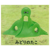 Octopus slide miniature figure [3.Green octopus]