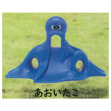 Octopus slide miniature figure [4.Blue octopus]