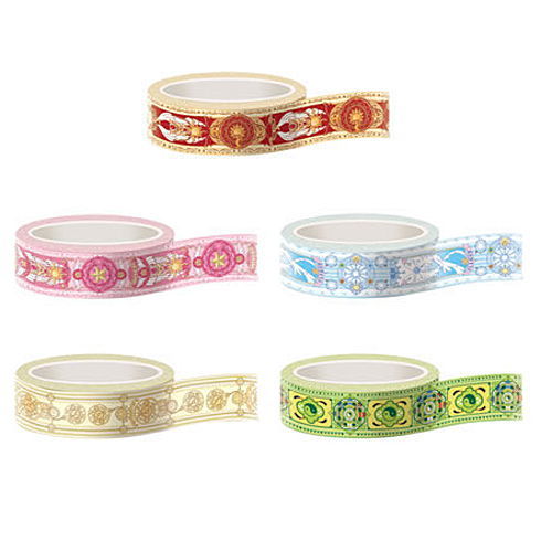 Gashapon kuji Cardcaptor Sakura Clear Card Assort collection Part.2 [C award: Masking tape 5 type set (9.10.11.12.13)]