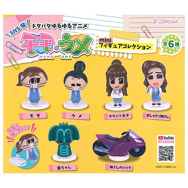 Momoume mini figure collection [All 6 type set(Full Complete)]