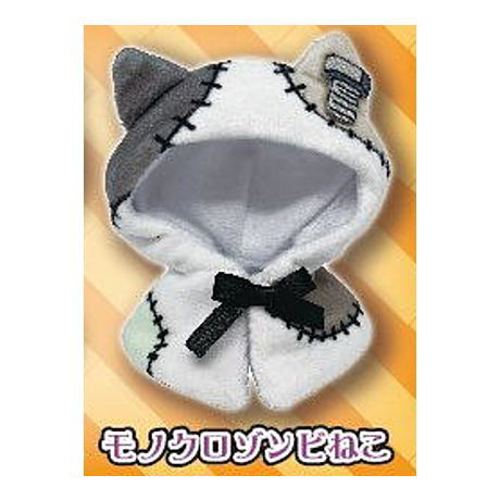 Nekosantachino Cape Happy Halloween [6.Monochrome zombie Neko]