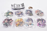 Pita! Deforme Kimetsu no Yaiba 1-2MIX acrylic key chain [All 8 type set(Full Complete)]