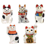 Japanese Maneki Neko (Lucky God) Miniature Collection [Normal 5 type set (Rare color is NOT including)]