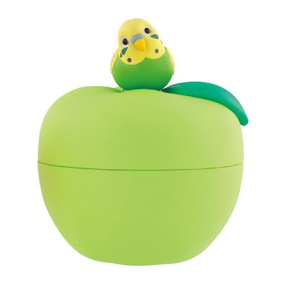 Kotoringo Small bird and apple case [1.Budgerigar & apple (blue)]