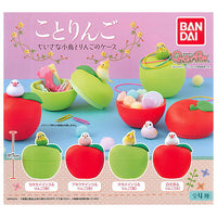 Kotoringo Small bird and apple case [All 4 type set (Full Complete)]