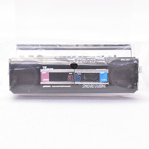 Victor Historical Miniature Collection [6.Stereo double cassette BOOM cassette tape black]