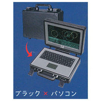 mini attache case mascot Part.3 [3.Black x PC]