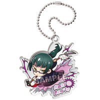 Buchimasu! Jujutsu Kaisen Acrylic key chain [4.Maki Zenin]