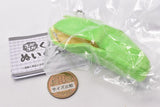 Fukafuka Fruit Plush Ball chain [2.Banana (green)]