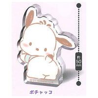 Sanrio Characters Upright! Acrylic mascot [6.Pochacco]