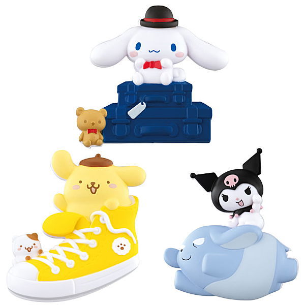 Hasamundesu Deluxe Sanrio Characters Part.3 [Assorted 3 type set (2.Cinnamoroll/3.Pompompurin/4.Kuromi)]