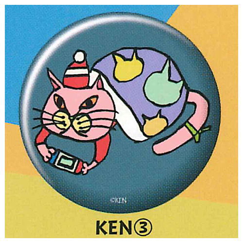 NEKO KEN Button Badge [3.KEN (3)]