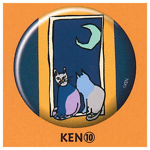 NEKO KEN Button Badge [10.KEN (10)]