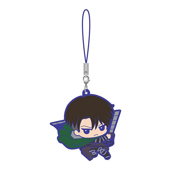 Attack on Titan The Final Season Capsule Rubber Mascot Part.2 [4.Levi]