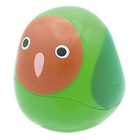 Parakeet Daruma Mascot [5.Rosy-faced Lovebird]