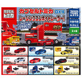 Capsule Tomica DX16 Racing Convoy Trailer! [All 9 type set (Full Complete)]
