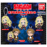 Sakugan Capsule Rubber Mascot [All 5 type set(Full Complete)]
