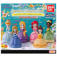 Capchara Heroine Doll Bell, Ariel, Cinderella, Princess Aurora, Rapunzel, Tiana [All 6 type set(Full Complete)]