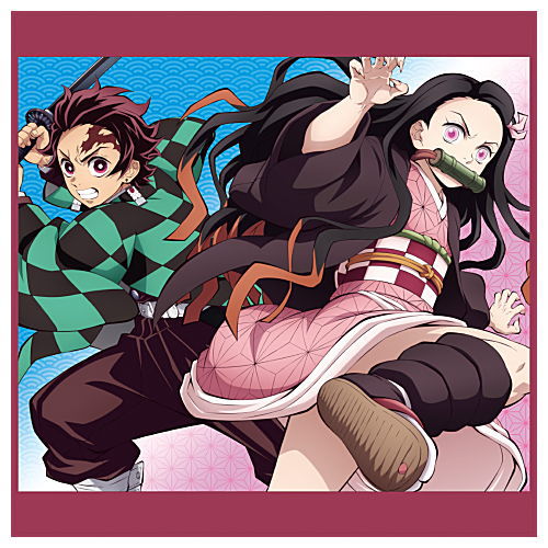 Kimetsu no Yaiba Furoshiki Part.2 [6.Tanjiro & Nezuko B]