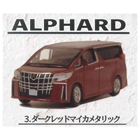 Alphard Vellfire 1/87 Scale Collection [3.Alphard Dark Red Mica Metallic]