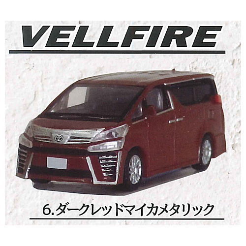 Alphard Vellfire 1/87 Scale Collection [6.Vellfire Dark Red Mica Metallic]