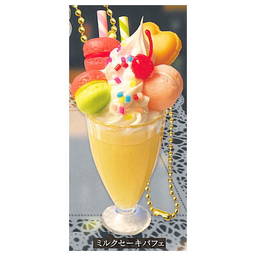 Cafe retro sweets mascot [5.Milkshake parfait]