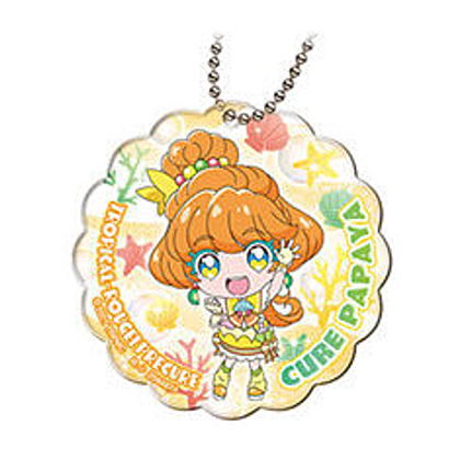 Gashapon Kuji Movie Tropical-Rouge! PreCure Yuki no Princess to Kiseki no Yubiwa! PreCure Assort [6.B award: Acrylic Charm Cure Papaya]