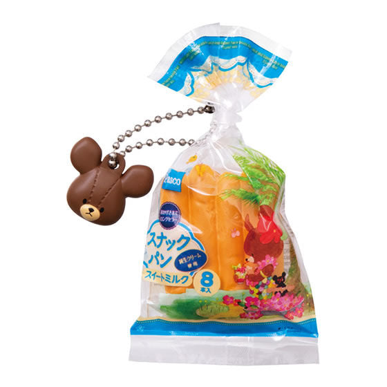 The Bears' School x Pasco Snack Bread Miniature Charm Collection [3.Snack bread sweet milk]