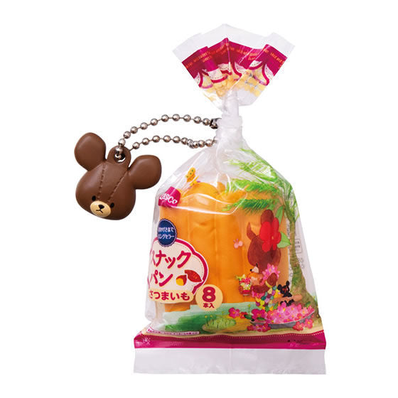 The Bears' School x Pasco Snack Bread Miniature Charm Collection [4.Snack bread sweet potato]