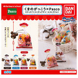The Bears' School x Pasco Snack Bread Miniature Charm Collection [All 5 type set(Full Complete)]