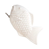 Taiyaki Silicon Pouch [4.White Taiyaki]